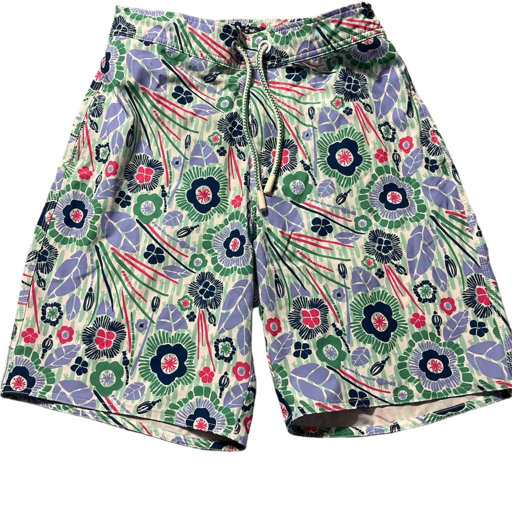 johnnie-O Driftwood Men’s Swim Surf Shorts Size S
